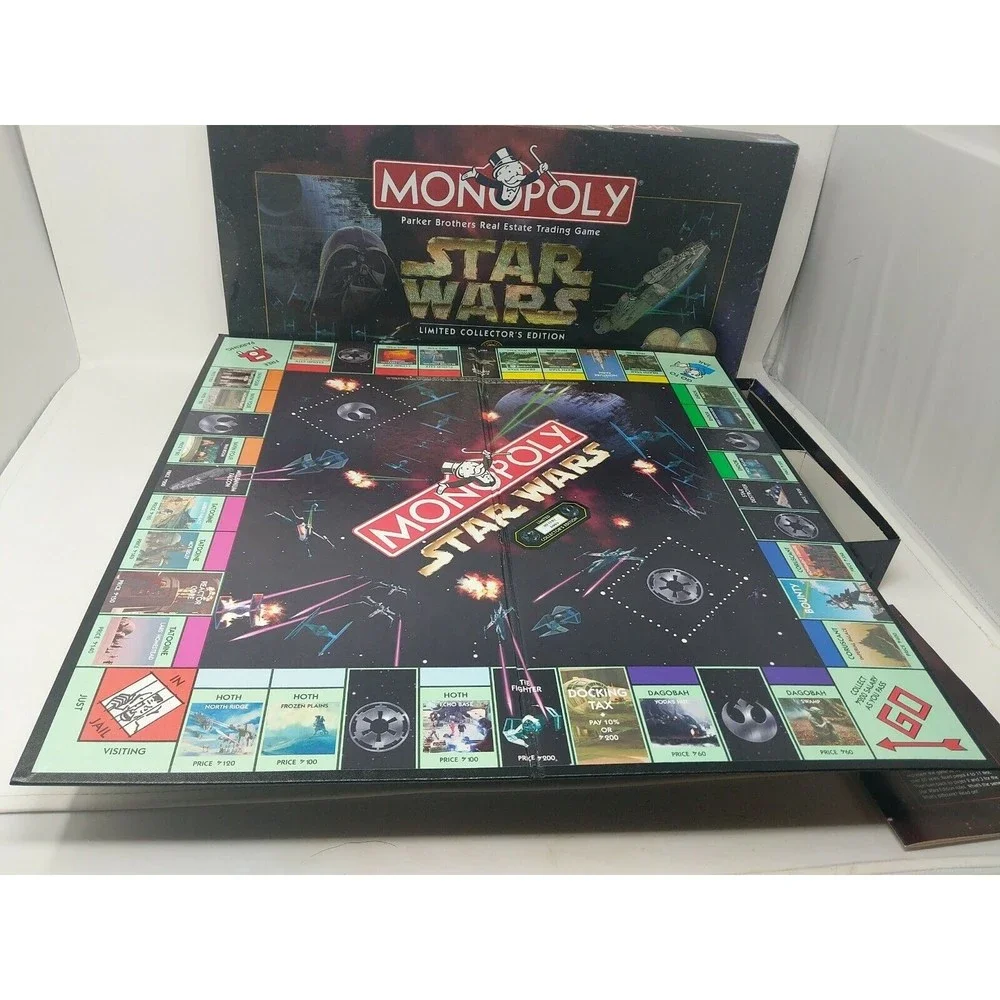 Monopoly Star Wars Limited Edition 90s Board Game Money Cards Box Replacement‎